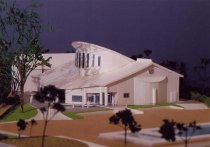 某町多目的施設(モデリング)