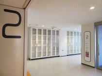 Large storage shelves